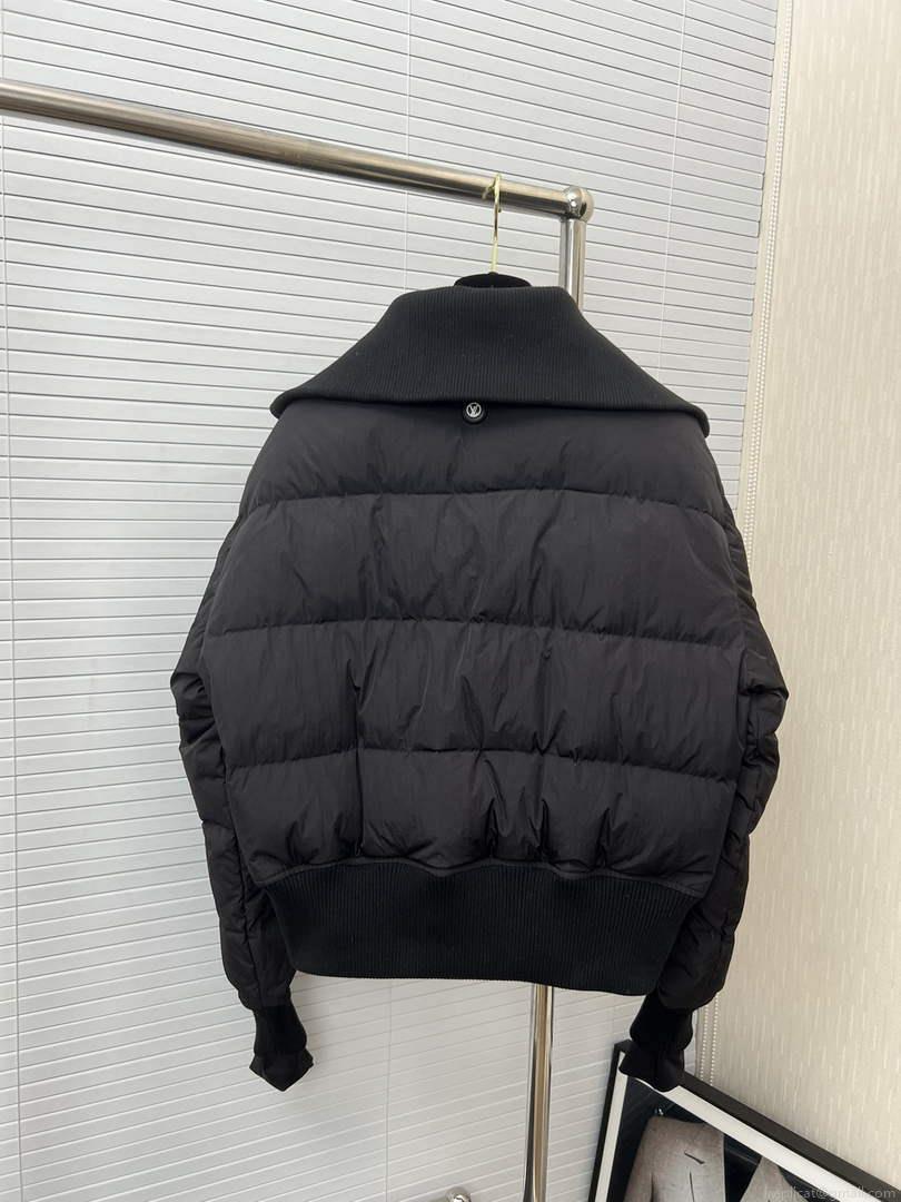 LV 1AAK8E Louis Vuitton Women’s Fashion Clothing Cropped Puffer Jacket L55737