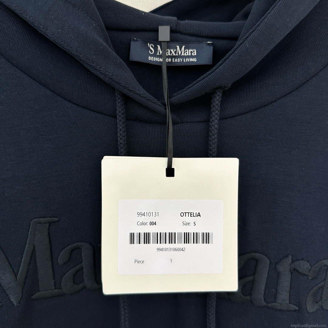 Maxmara Women’s Fashion 2024 Spring New Casual Knitted Logo Embroidered Sweatshirt Set Ma90062