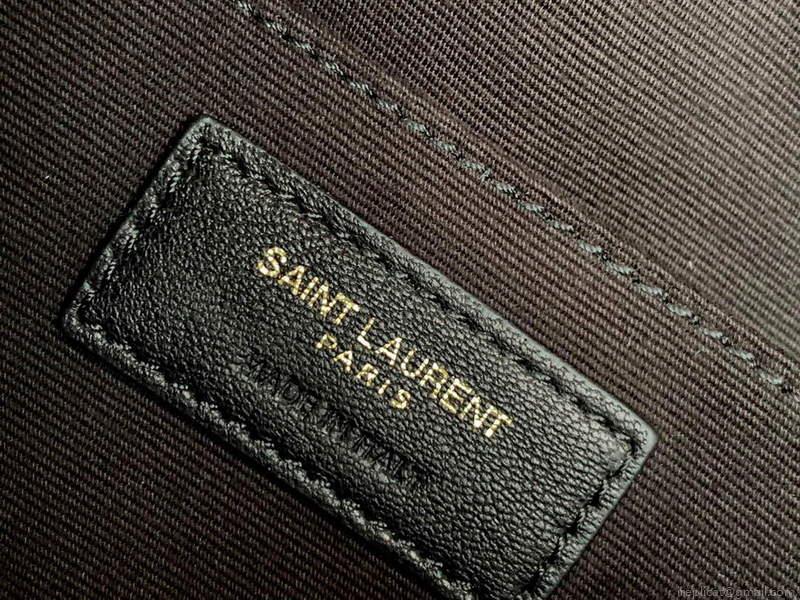YSL 612542 Lou Camera Bag In Canvas And Smooth Leather