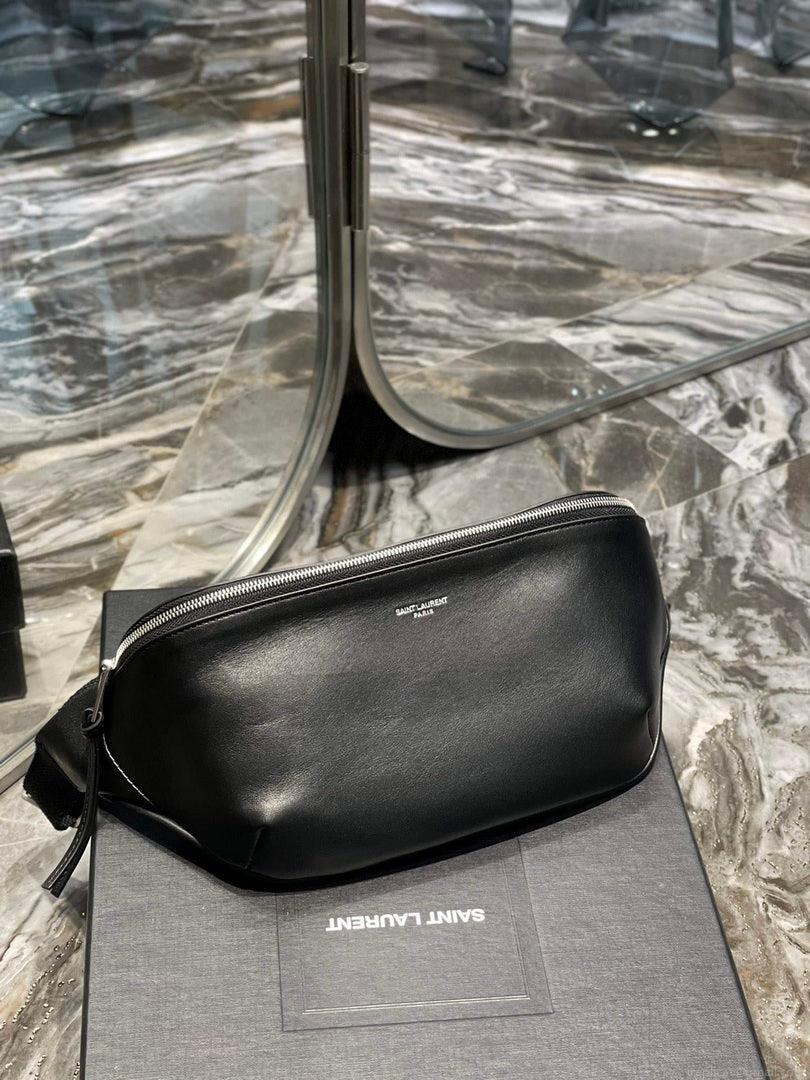 YSL 505671 Classic Crossbody Bag In Soft Black Leather