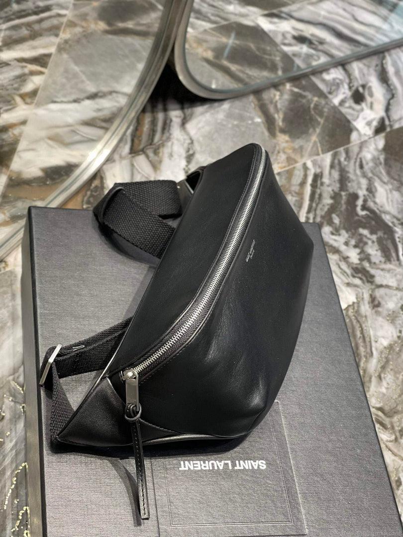 YSL 505671 Classic Crossbody Bag In Soft Black Leather