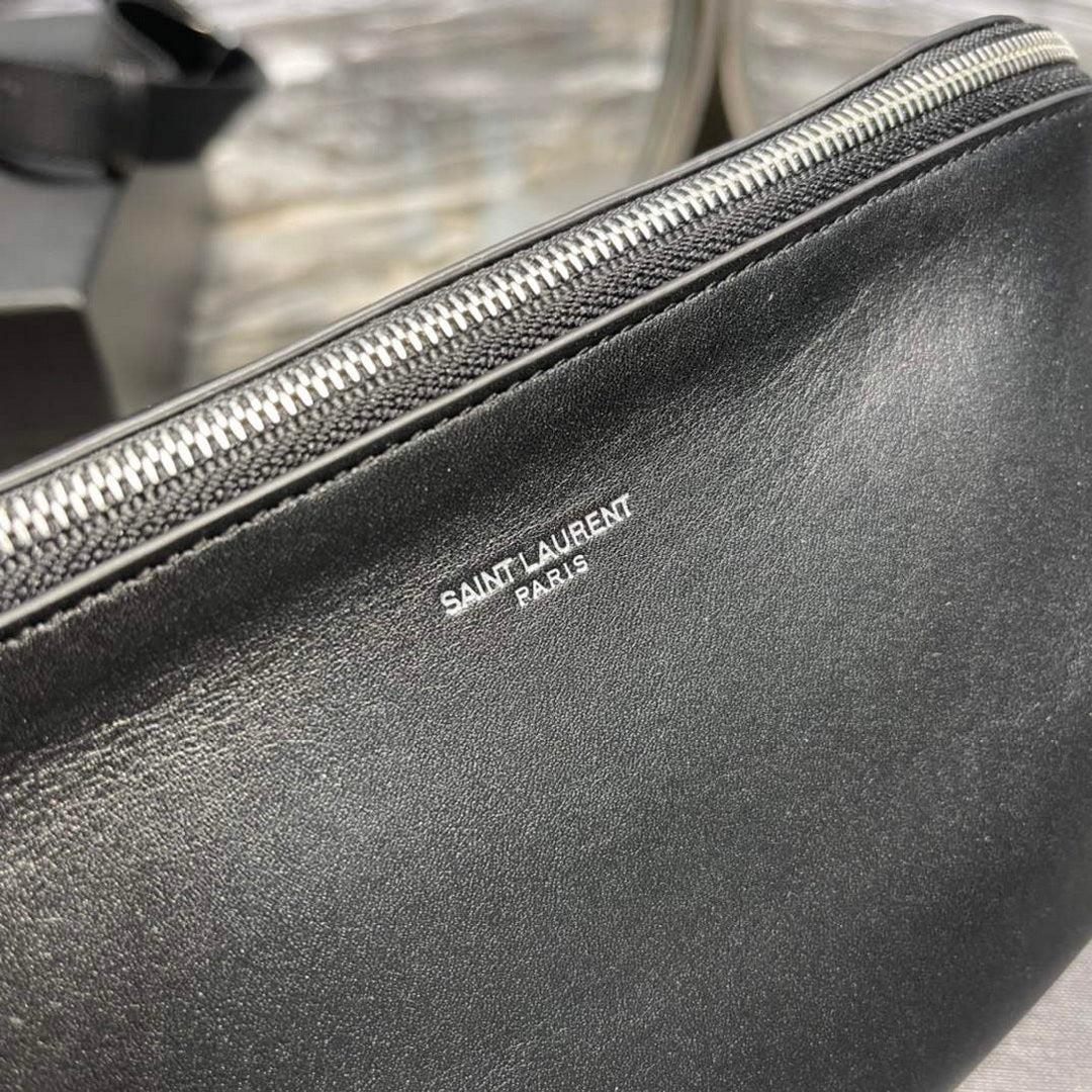 YSL 505671 Classic Crossbody Bag In Soft Black Leather