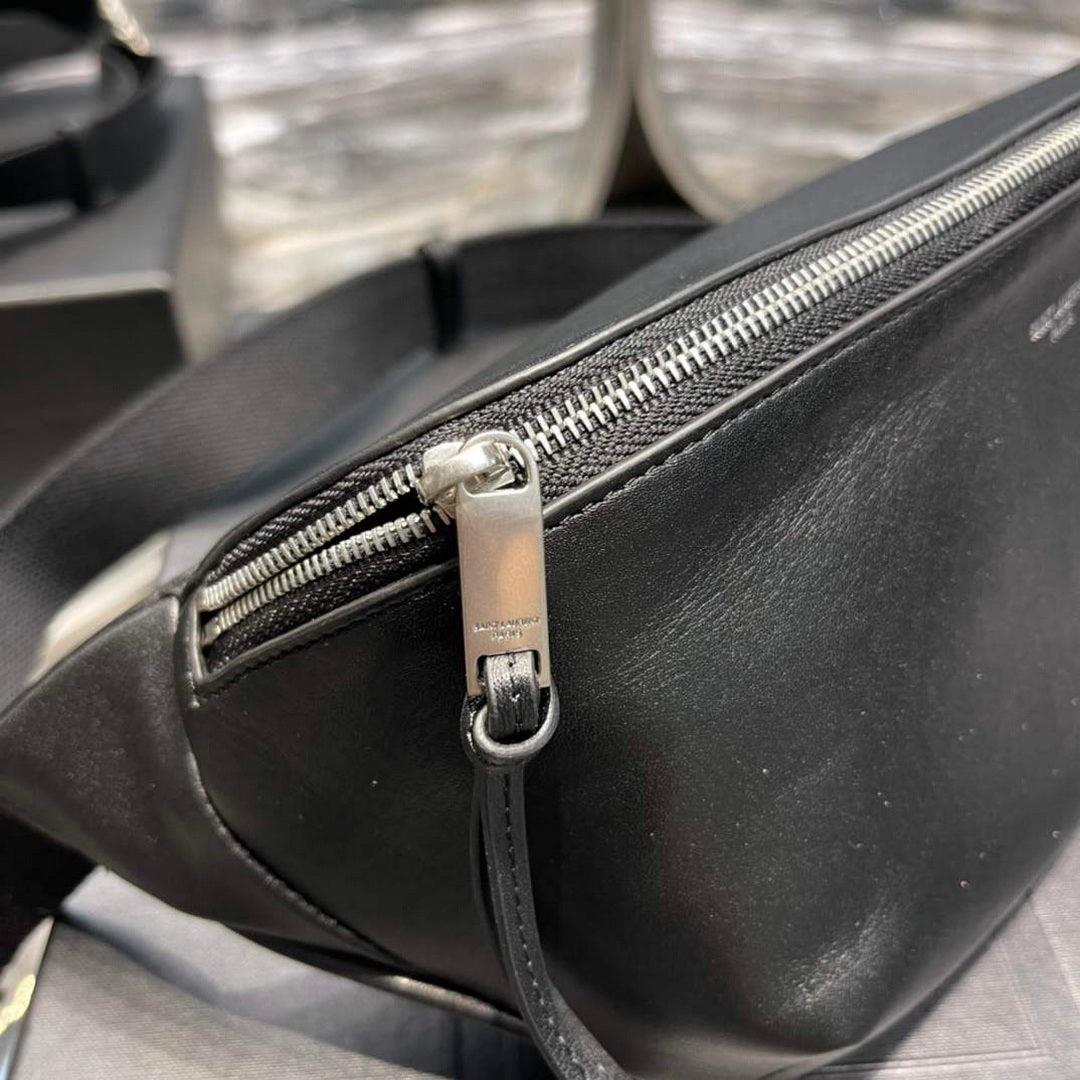 YSL 505671 Classic Crossbody Bag In Soft Black Leather
