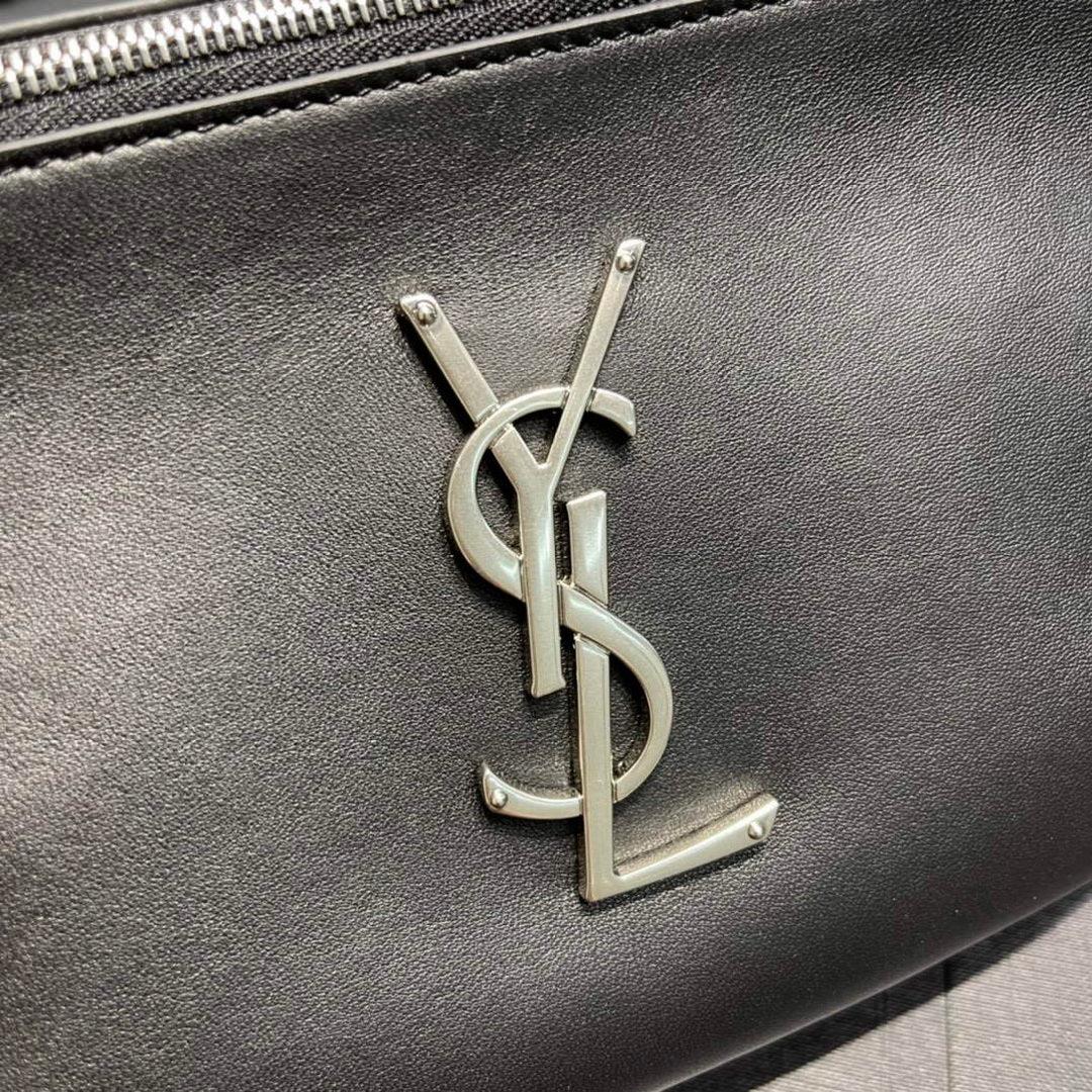 YSL 569737 Classic Crossbody Leather Bag Silver Buckle