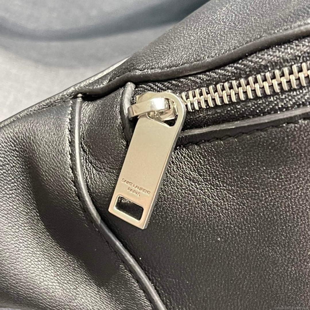 YSL 569737 Classic Crossbody Leather Bag Silver Buckle