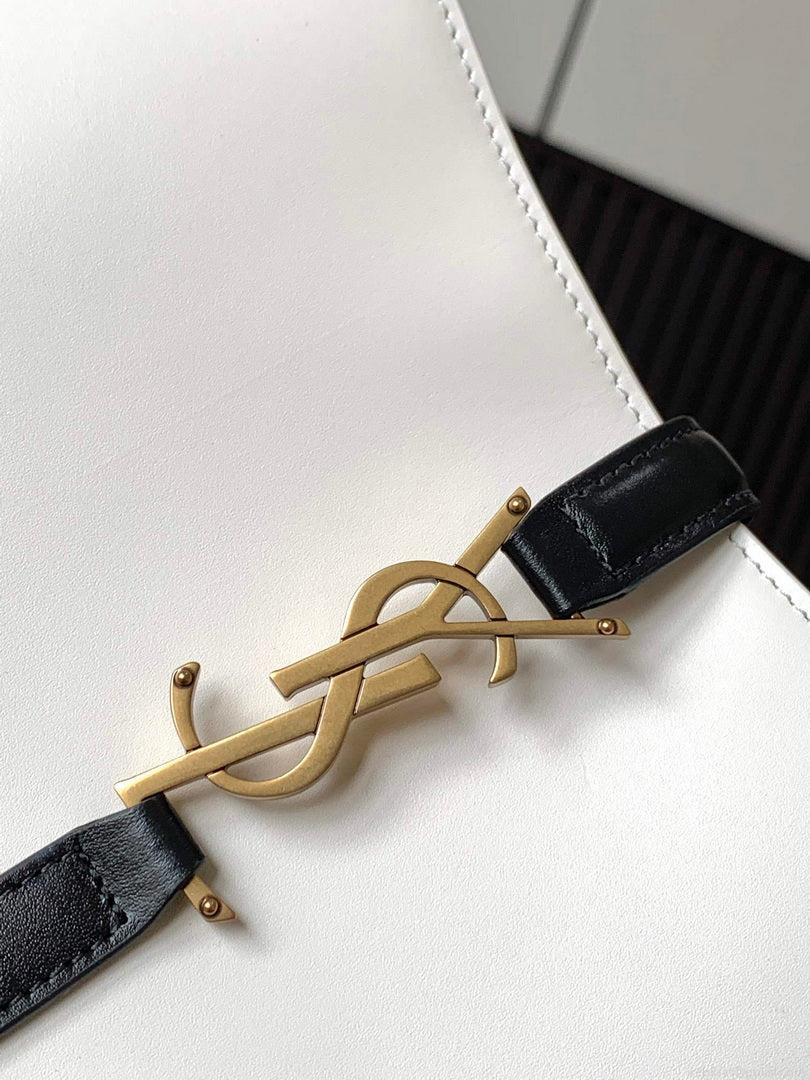 YSL LE5À7 657228 Hobo Bag milky white