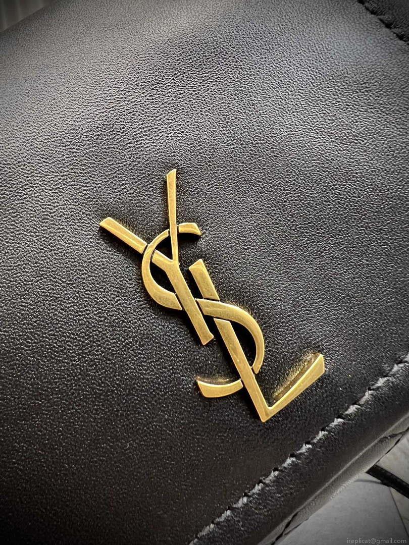 YSL 6727381 Mini Nolita In Lambskin Black