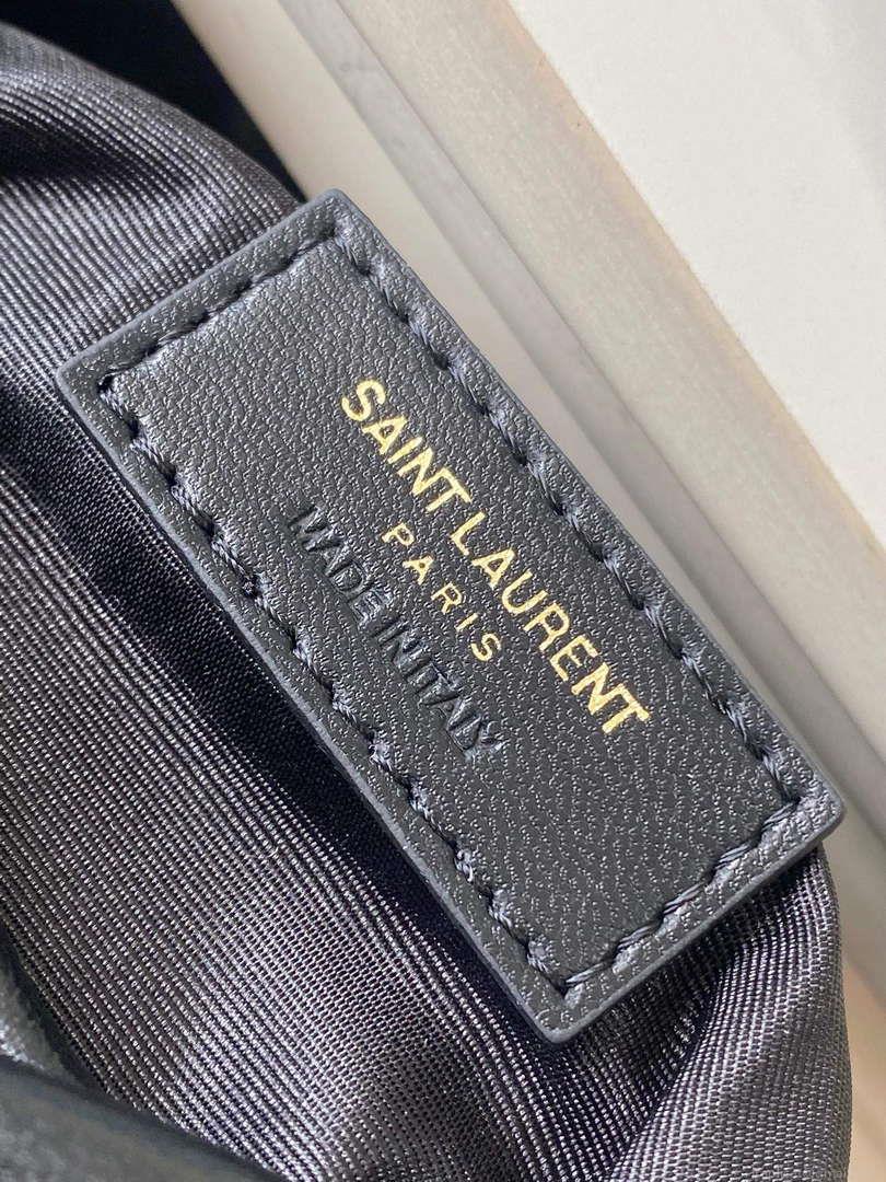 YSL 7593371 Puffer Toy Bag In Quilted Lambskin Black