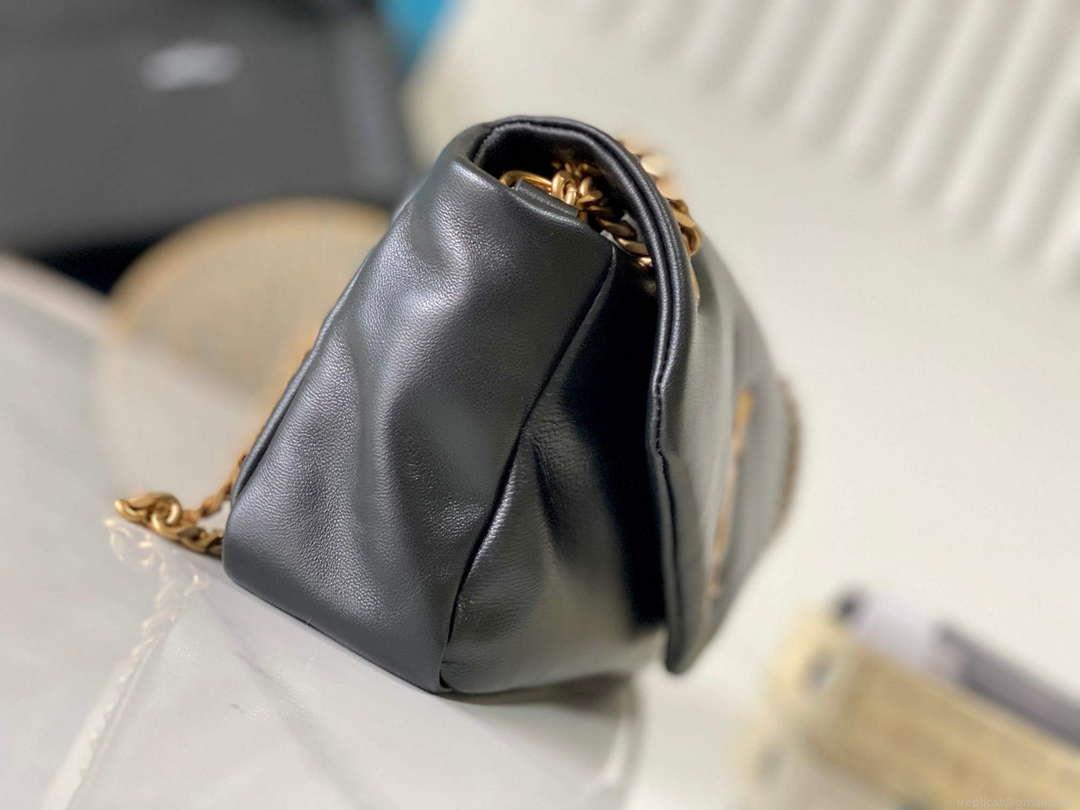YSL 734153 Calypso In Lambskin Chain Bag Black