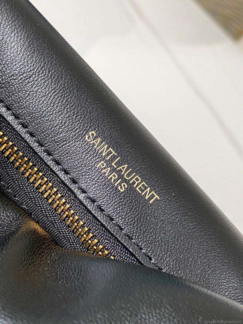 YSL 734153 Calypso In Lambskin Chain Bag Black