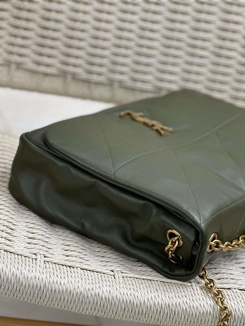 YSL 742431 JAMIE 4.3 In Lambskin Bag Dark Green