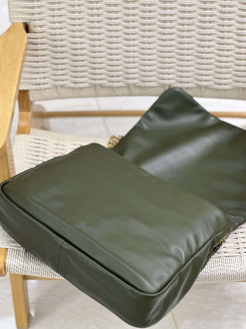 YSL 742431 JAMIE 4.3 In Lambskin Bag Dark Green