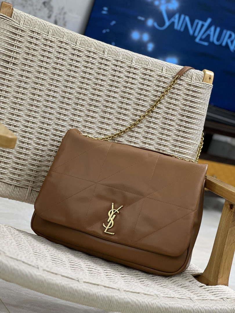 YSL 742431 JAMIE 4.3 In Lambskin Bag Brown