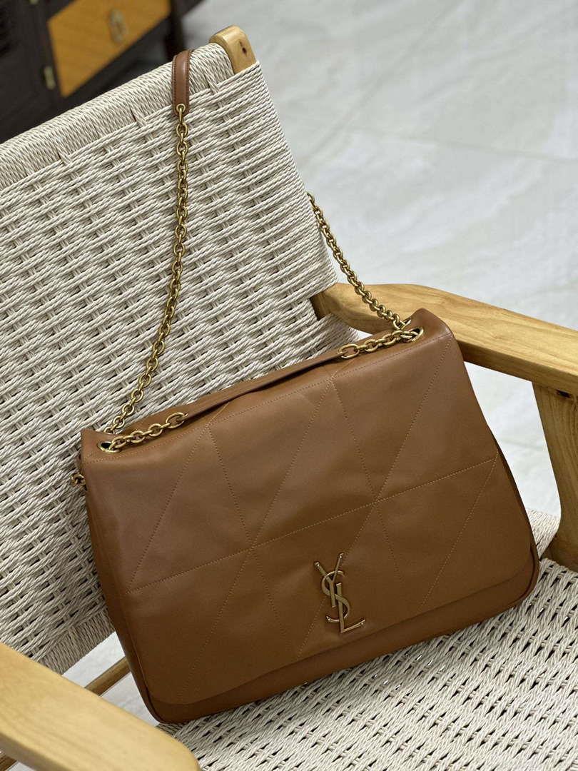 YSL 742431 JAMIE 4.3 In Lambskin Bag Brown