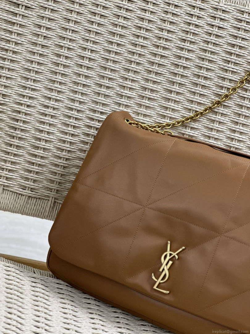 YSL 742431 JAMIE 4.3 In Lambskin Bag Brown