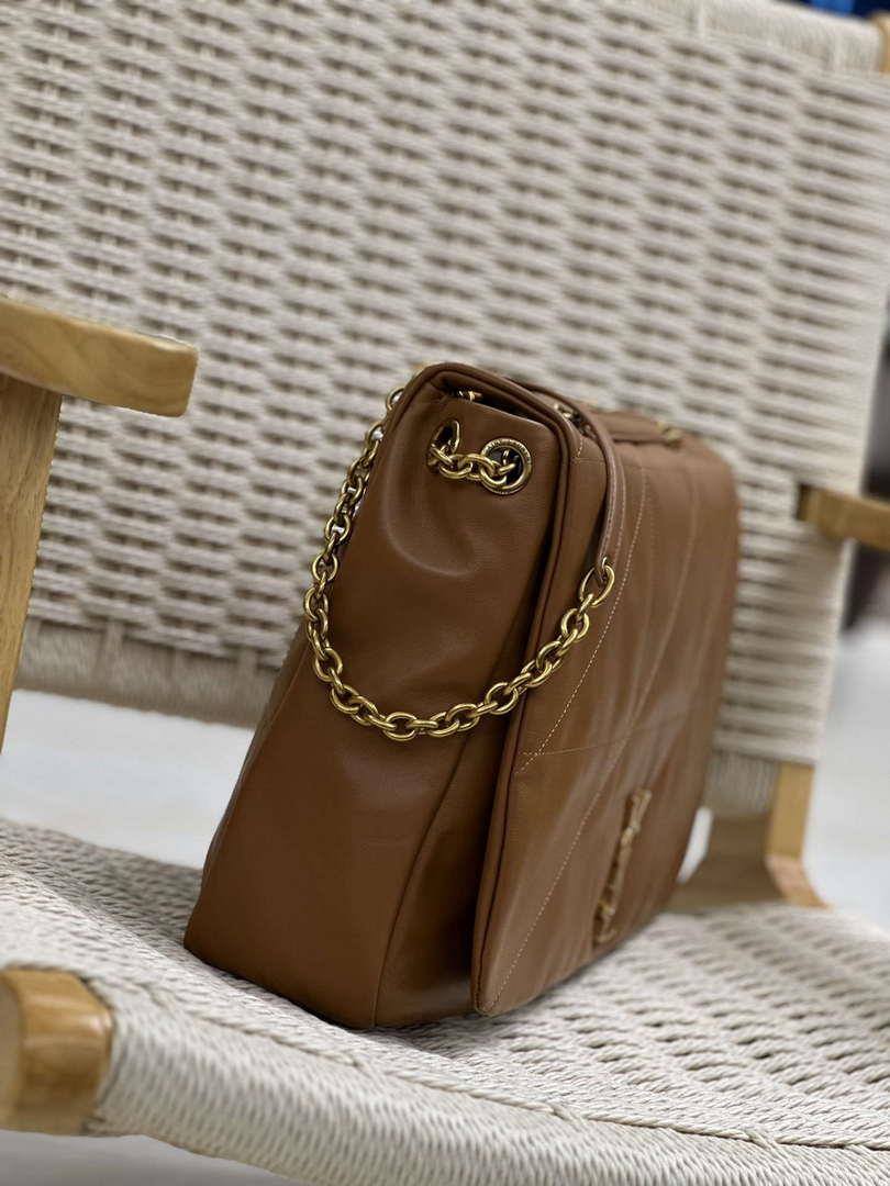 YSL 742431 JAMIE 4.3 In Lambskin Bag Brown