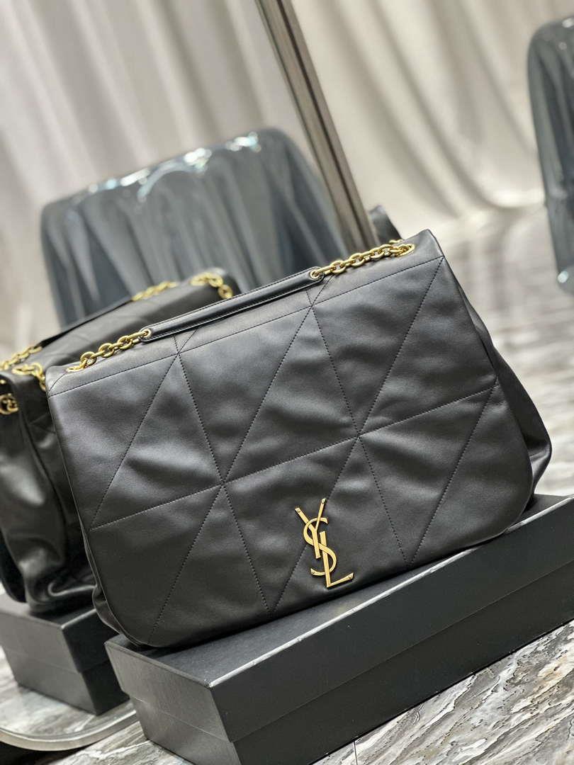 YSL 742431 JAMIE 4.3 In Lambskin Bag Black