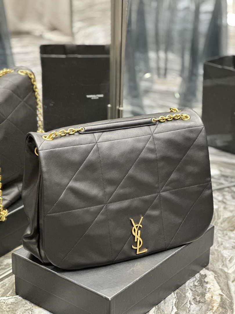 YSL 742431 JAMIE 4.3 In Lambskin Bag Black