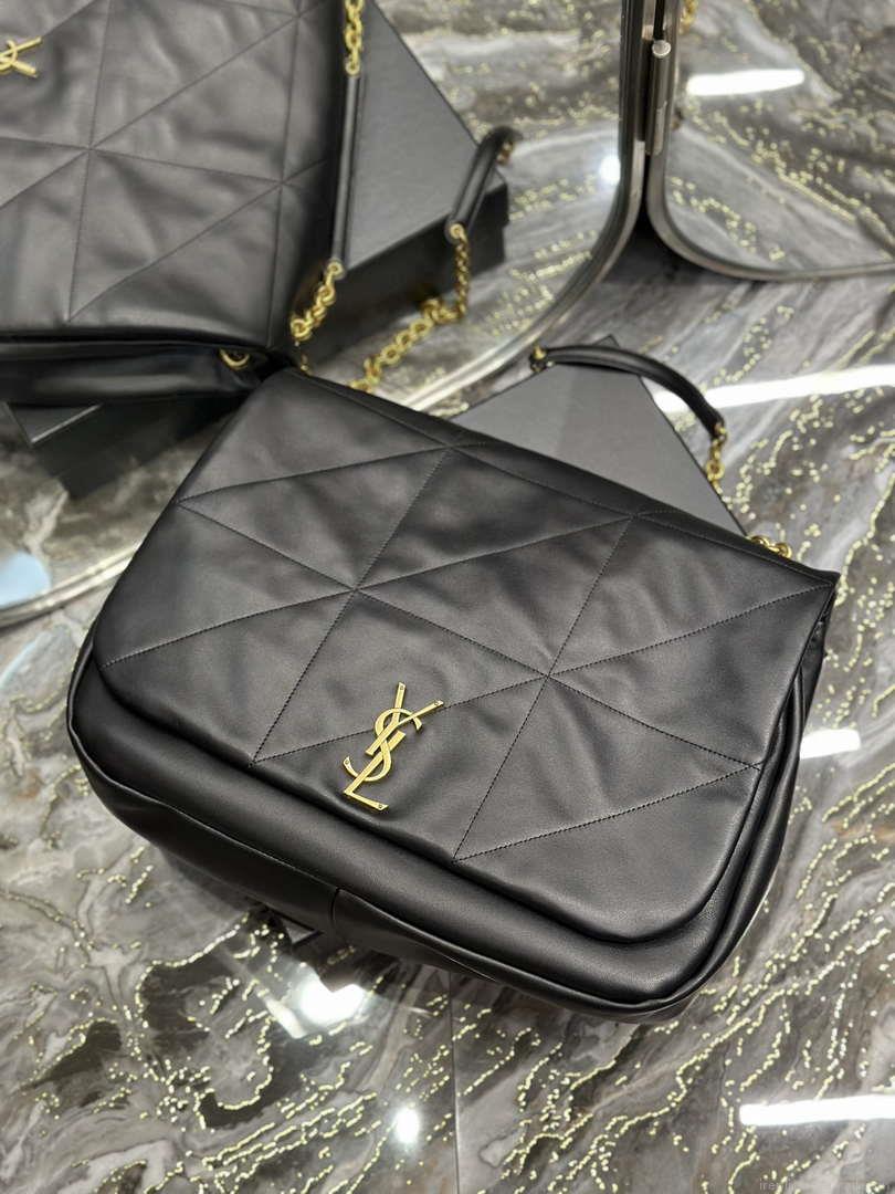 YSL 742431 JAMIE 4.3 In Lambskin Bag Black