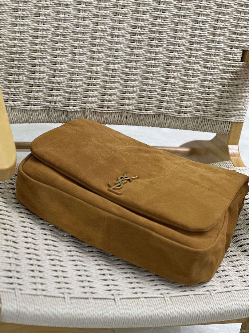 YSL 742431 JAMIE 4.3 In suede leather Bag Brown