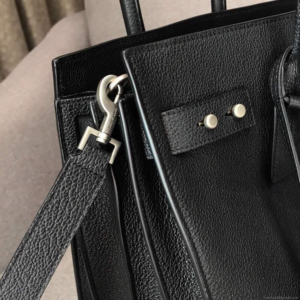 YSL 378299 Yves Saint Laurent Classic Sac De Jour Small in Grained Leather Black