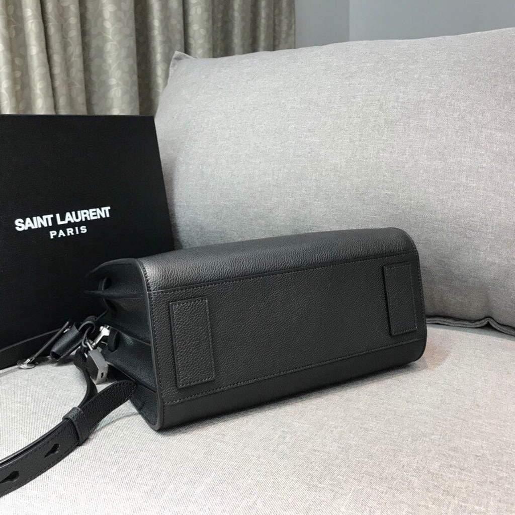 YSL 421863 Classic Sac de Jour Baby in Smooth Leather Black