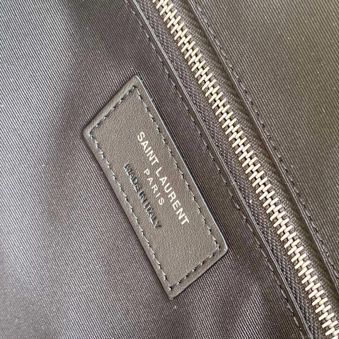YSL 667490 Yves Saint Laurent LE Monogramme Crossbody Bag White