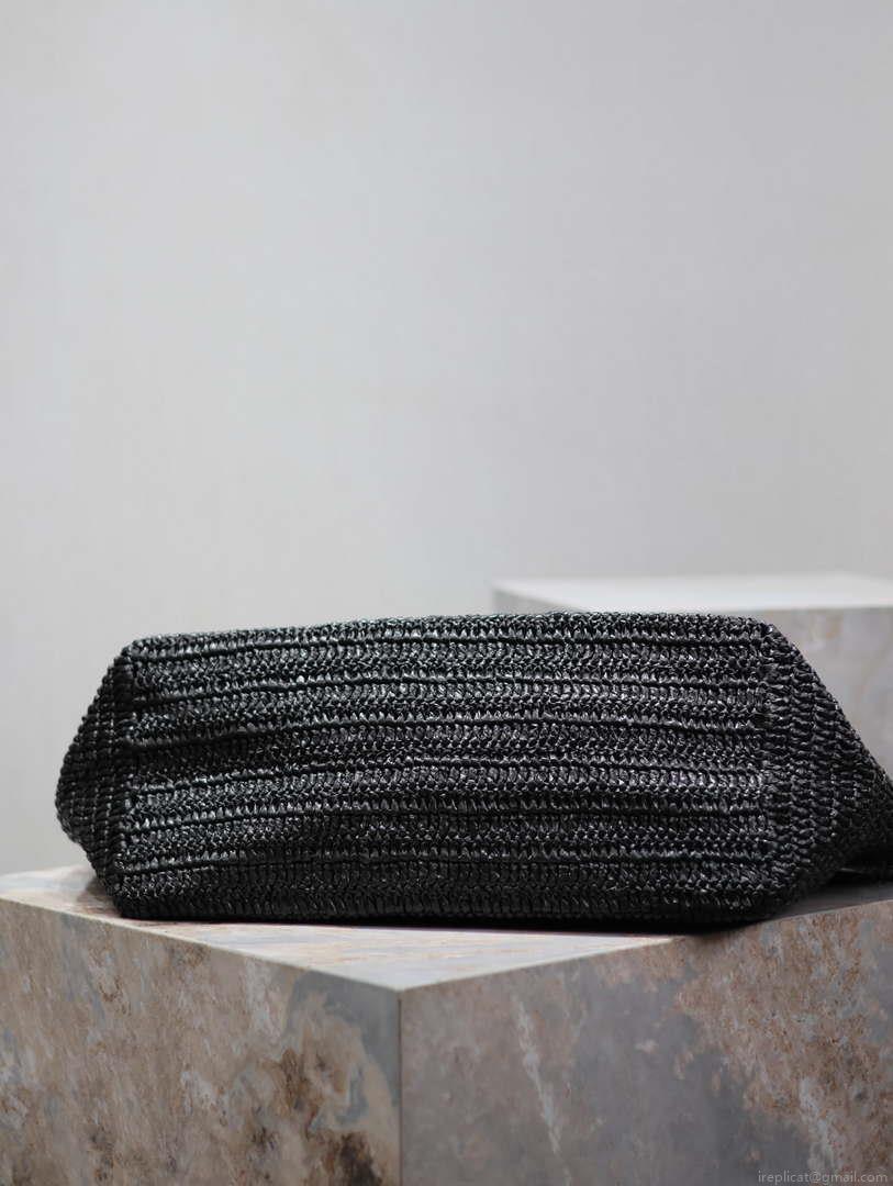 YSL 776763 Saint Laurent Tote in Black Raffia