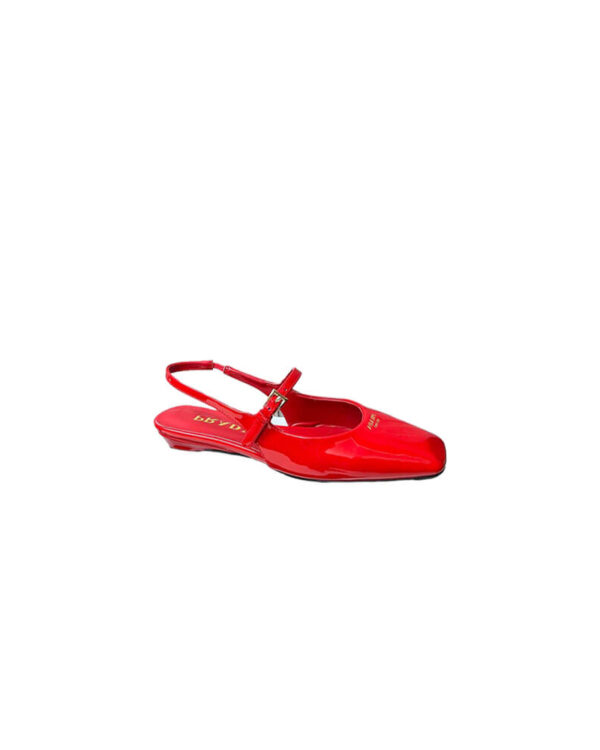 Prada Patent Leather Slingback Ballerinas