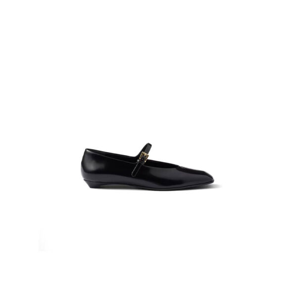 Prada Patent Leather Mary Jane Ballerinas
