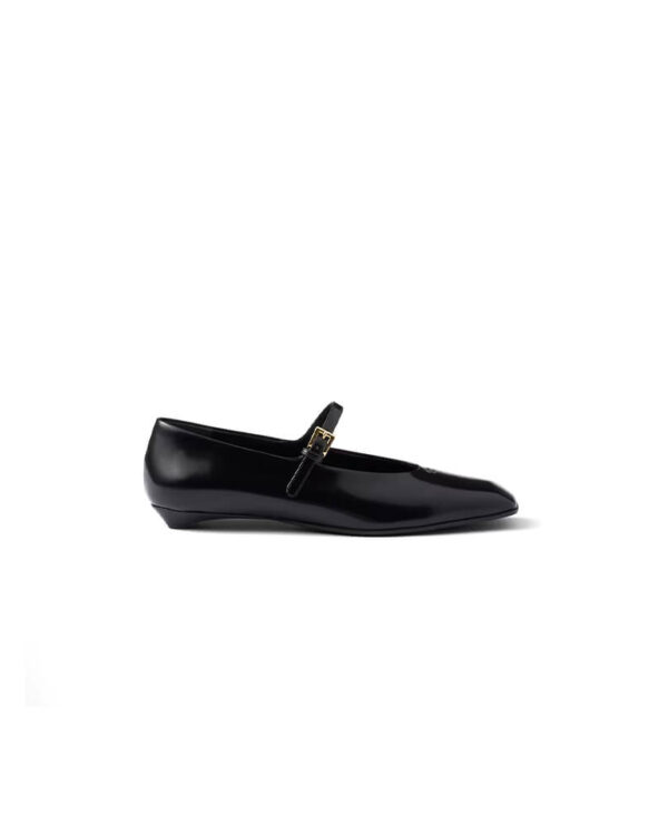 Prada Patent Leather Mary Jane Ballerinas