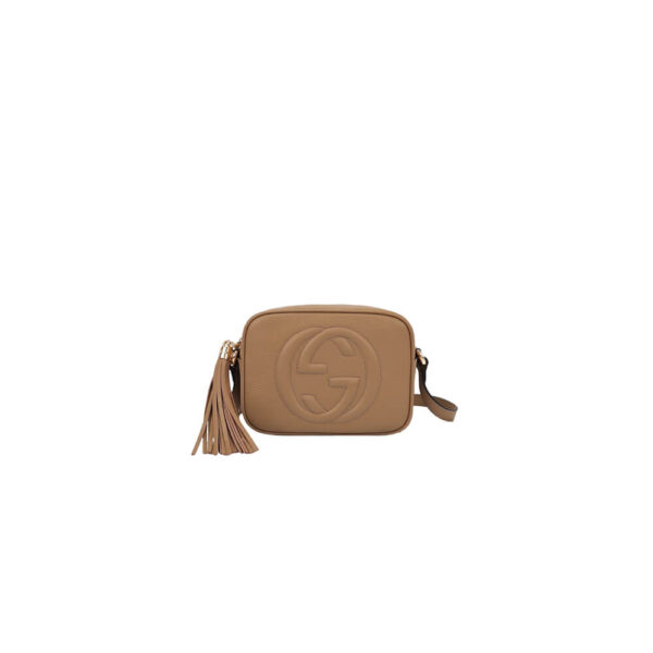 GG Pebbled Calfskin Small Soho Disco Bag