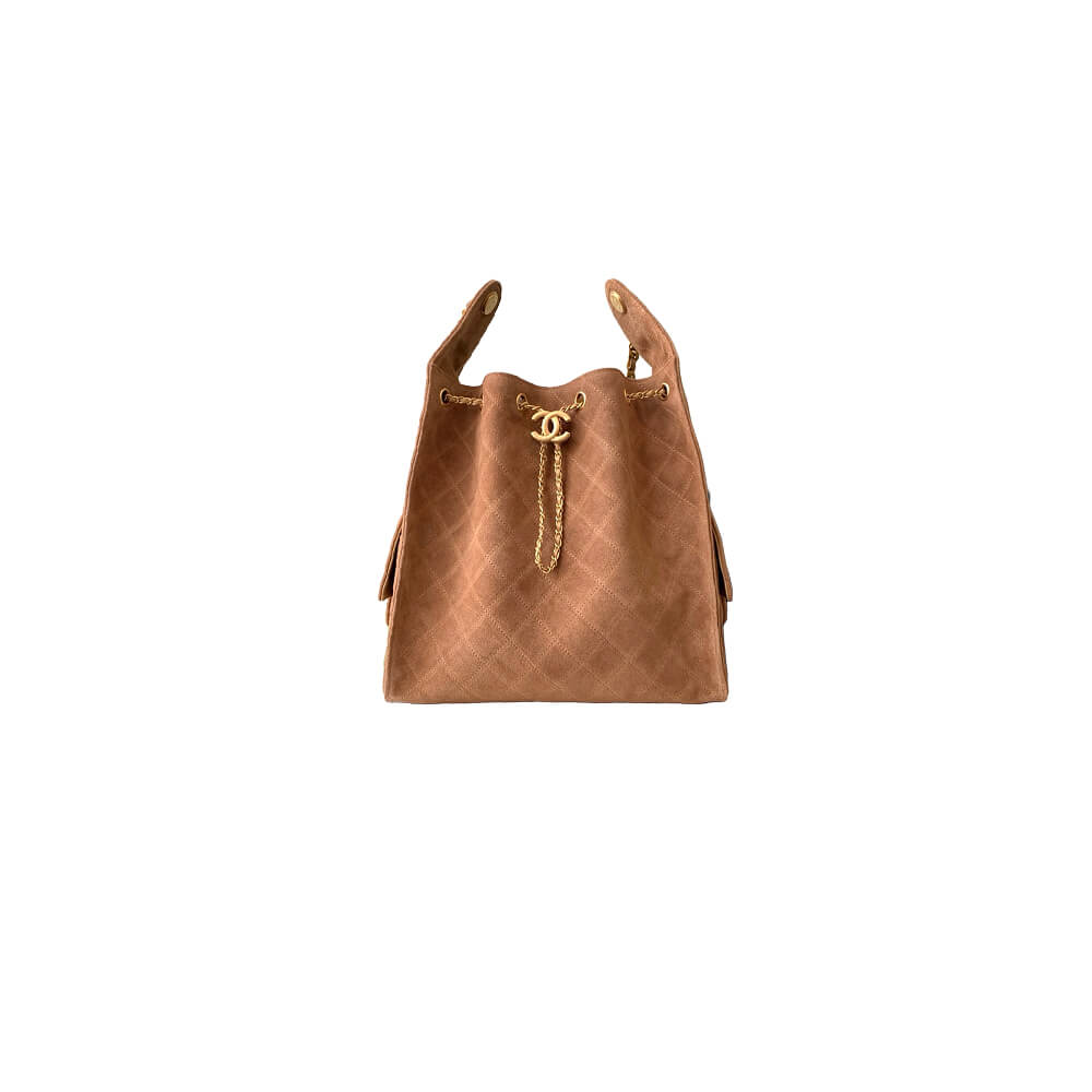 1-139-3-1.jpg CHANEL 25 Medium Handbag SUEDE(high-end grade) - Image 1