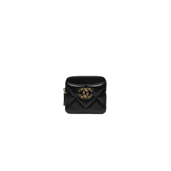 CHANEL 19 Zipper Coin Wallet