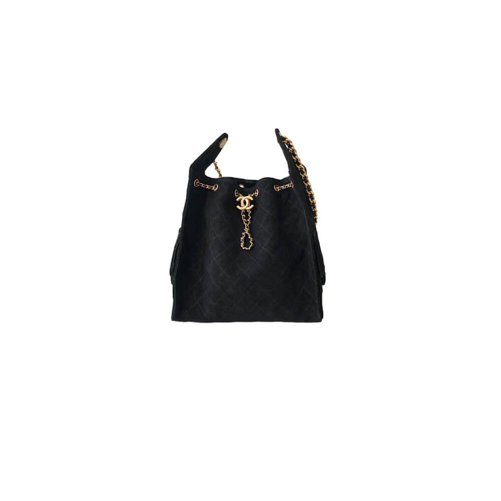 1-140-1-2.jpg CHANEL 25 Medium Handbag SUEDE(high-end grade) - Image 1