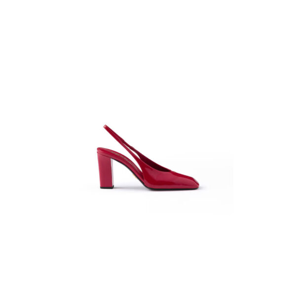 Prada Patent Leather Slingback Pumps 85 mm