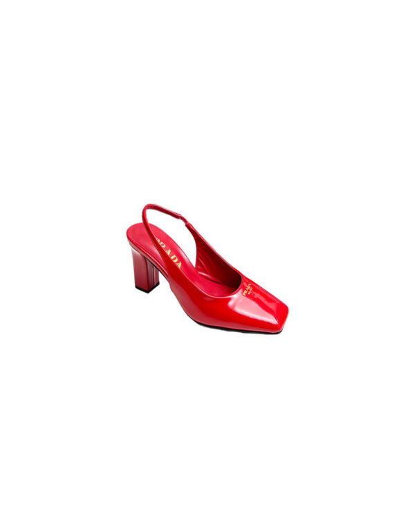 Prada Patent Leather Slingback Pumps 85 mm