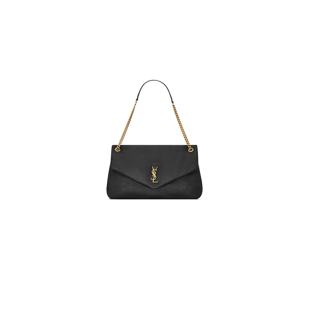 1-154-2.jpg YSL Calypso large in grained lambskin - Image 1