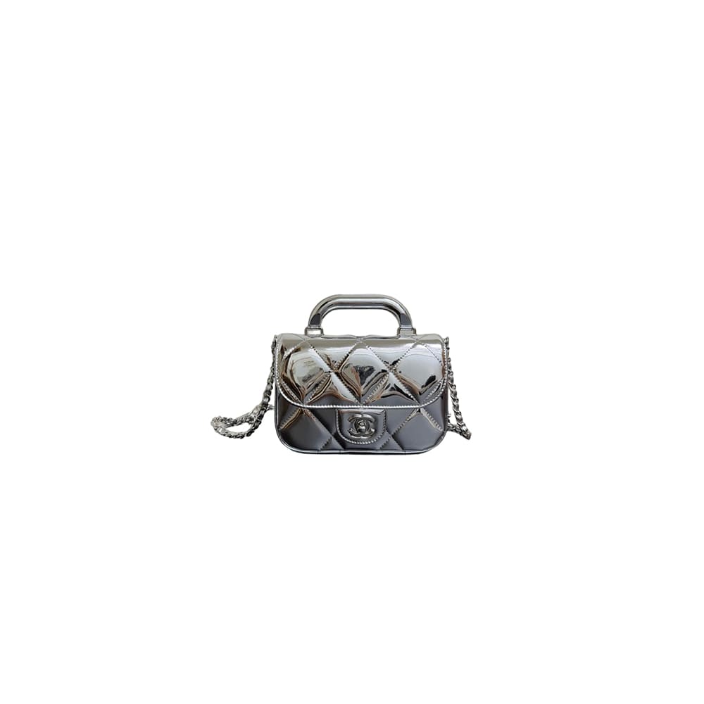 1-184-5.jpg CHANEL Mini Flap Bag with Top Handle(high-end grade) - Image 1
