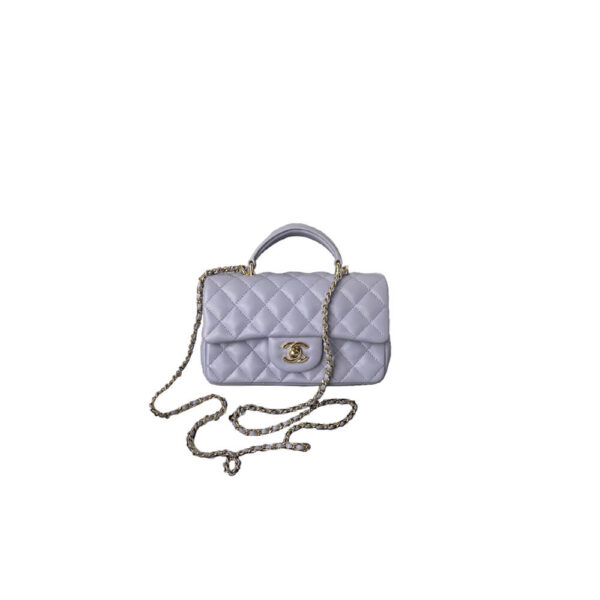 CHANEL Mini Classic Handbag With Top Handle