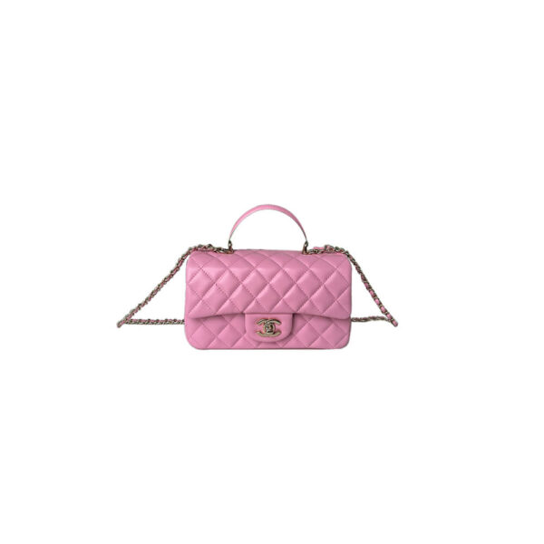 CHANEL Mini Classic Handbag With Top Handle