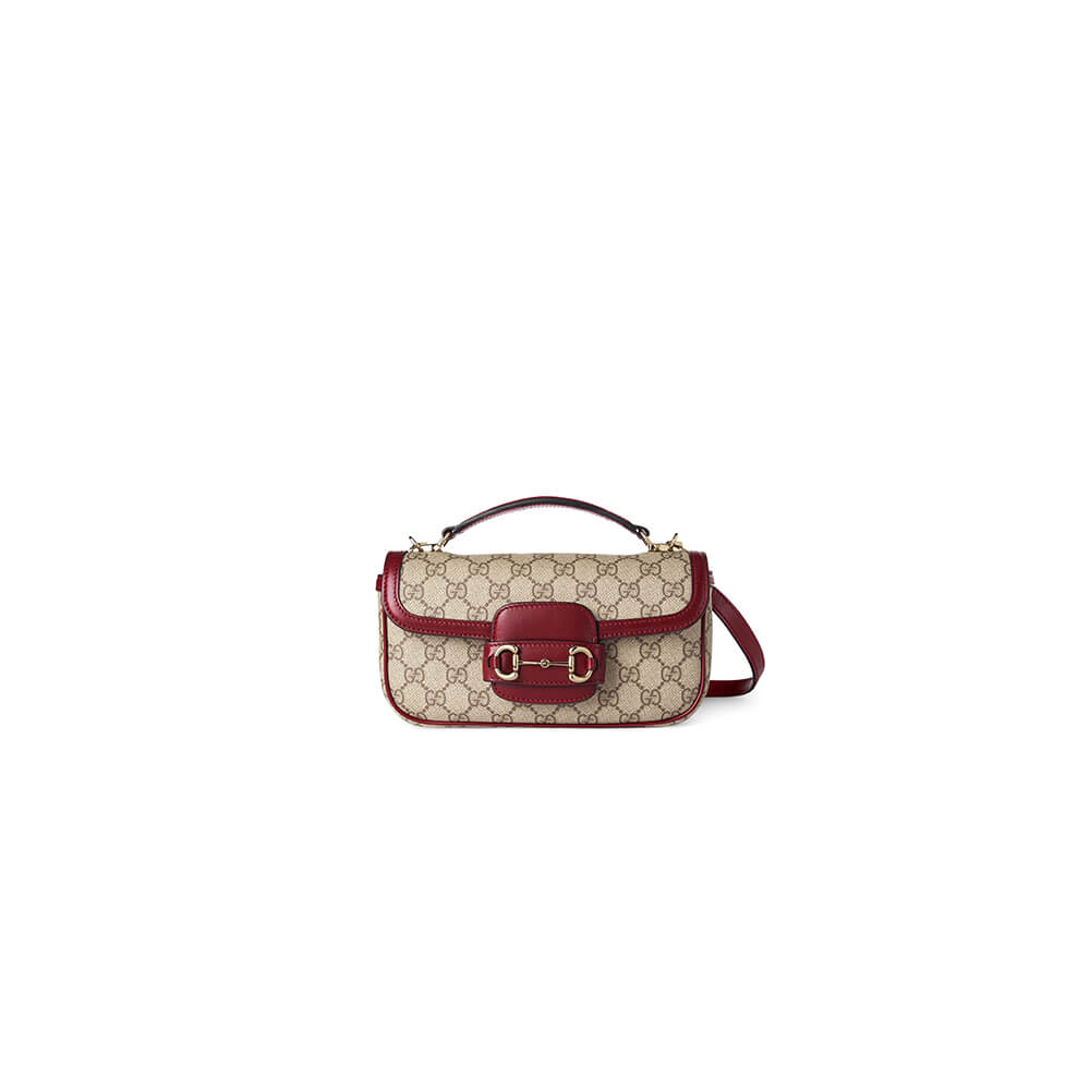 1-20-7.jpg Gucci Horsebit 1955 Soft small top handle bag - Image 1