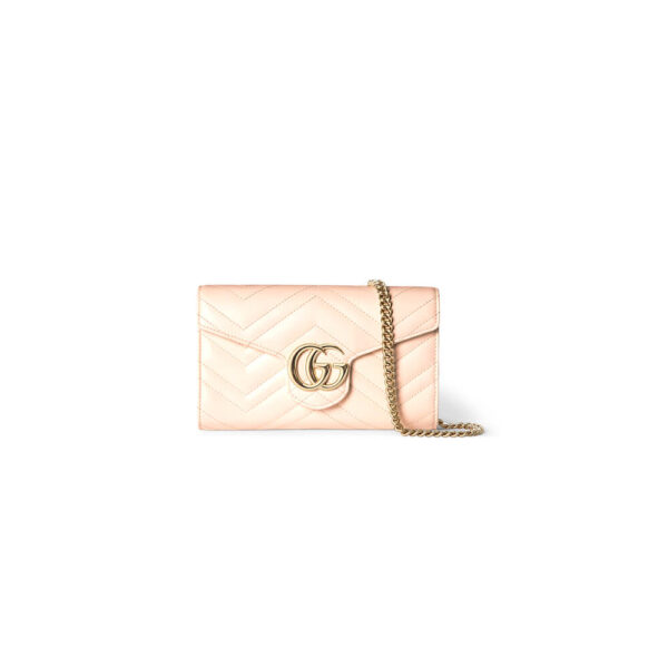 GG Marmont wallet on chain