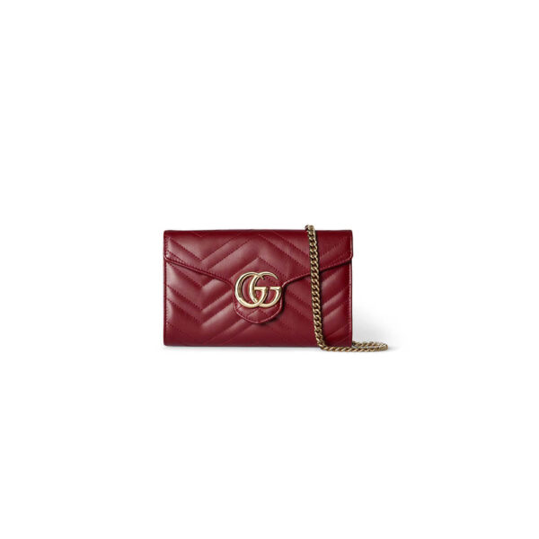 GG Marmont wallet on chain