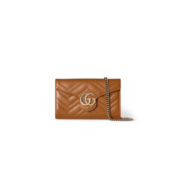 GG Marmont wallet on chain