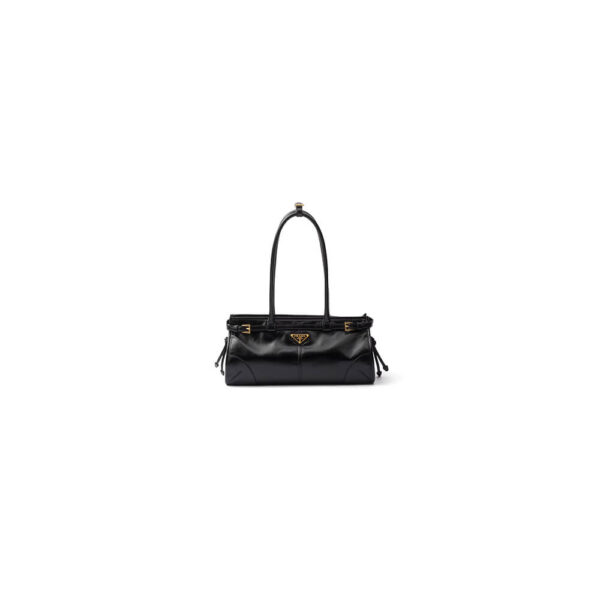 Prada Medium leather handbag(high-end grade)