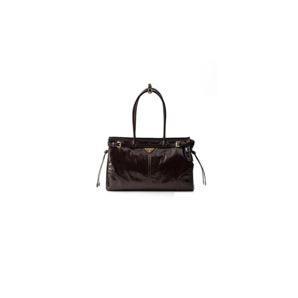 Prada Large leather handbag(high-end grade)