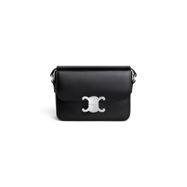 Celine TEEN TRIOMPHE BAG IN shiny calfskin(HIGH-END GRADE)