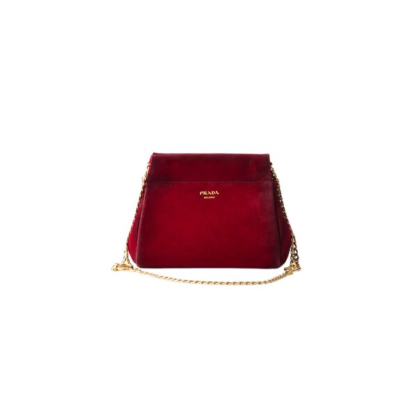 Prada Enchaine mini suede bag(HIGH-END GRADE)