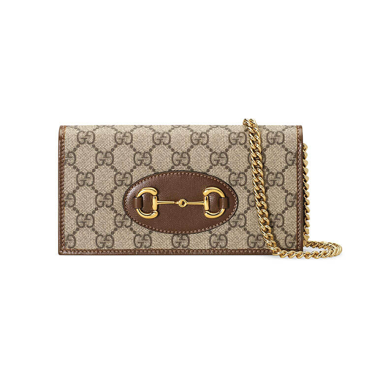 1-322-3.jpg Gucci Horsebit 1955 Wallet With Chain - Image 1